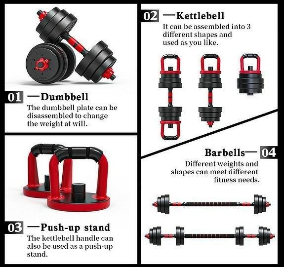 Multifunksjonell vektsett 40 kg